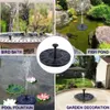 7V Mini Solar Powered Fountain Kit Pool Port Panel Flytande Vattenpump Uteplats Garden Decoration Bird Bath 210713