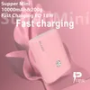 POWER BANK 10000 MAK Draagbare oplader USB Type C PD 3.0 18W Fast Charging Powerbank Externe batterij voor iPhone 12 Pro Max Xiaomi Huawei Samsung Cellphones