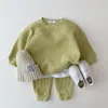 Clothing Sets Children's Autumn Baby And Toddler Suit Casual Long-sleeved Sweater Sports Sweat Pants Two-piece Kids