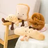 Série de pain alimentaire créatif, jouets en peluche Kawaii Burrito Croissant Baguette poupées en peluche peluche pour enfants filles décor