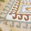 Nordisk avslappnad kasta filt för säng bäddsoffa boho geometri utomhus resa picknick matta dekoration tapestry hem matta