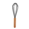 Äggverktyg Trähandtag Silikon Whisk Hushållshand Mixer Beater Baking Tool