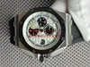 Box Top 2021 Horloges Heren Mannen Jffactory Kwaliteit ETA 3126 Chronograph geruite wijzerplaat met zwarte witte rubberen duiker's beweging sporthorloges