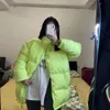 디자이너 의류 겨울 패션 다운 아웃웨어 새 두꺼운 따뜻한 편지 면화 코트 여성을위한 코트