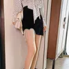 Black Sexy Skirt For Women High Waist Patchwork Diamonds Tassel A Line Casual Mini Dresses Female Korean Summer Fashion 210531