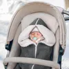 Baby Sleeping Bag Soft Blankets Infant Stroller Sleepsack Footmuff Thick Swaddle Wrap Knit Envelope ZYY795