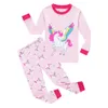 Children039s pyjama cartoon bedrukt katoenen pak boys039 en girls039 airconditioning pak met lange mouwen ronde hals thuis s5816589