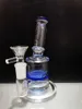 Hot selling glass bong Honeycomb Perc dab wax oil domeless dry herb vaporizer water pipe mini oil burner 14.4mm joint sestshop