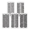 10 вариантов 3D VEGAN MINK ресницы натуральные толстые ложные ресниковые ресничные поддельные ресницы из искусственных кабашек для макияжа ресничка Maquiagem