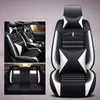 Autocovers Universal Fit Car Accessories Interior Seat Cover For Sedan SUV Durable PU Leather Adjustable Five Seaters Full Set 5pc4529009