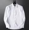 2021 Mens Shirt Luxurys 디자이너 남성복 캐주얼 bussiness Shirtsa 클래식 맨 드레스 셔츠 남성 긴 소매 브랜드 패션 봄 M-3XL #012