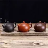 Çin Yixing Mor Kil Çay Potu El Yapımı Dahongpao Çamur Seti Xishi Çaydanlık Özel Hediyeler 120ml 210621