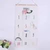 Storage Boxes & Bins Linen Fabric 12 Pockets Wall Hanging Save Space Bags Toys Organizer Waterproof Pouch Bedroom Home Office Container