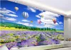 Vacker landskap väggmålning tapet 3d abstrakt landskap bakgrundsbilder för barn vardagsrum sovrum tv bakgrundsbild