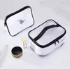 Women's multifunctional cosmetic bag, portable travel transparent large-capacity wash bags, waterproof storage bag box