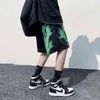 Privathinker Heren Casual Oversize Shorts Mode Gedrukt Hip Hop Koreaanse Streetwear Male 210806