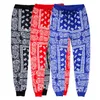 Polyester Bandana Jogger Men Women Sweatpants Tracksuit Casual Jogging Trousers Autumn Boys Girls Hiphop Fitness Streetwear P0811