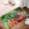 Tapis Fruits Et Légumes Paillasson Salle De Bains Tapis De Bienvenue Entrée Maison Couloir Aliments Sains Absorbant Tapis De Sol Porte Tapis