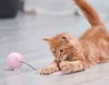 Electric Cat Toy Ball Interactive USB Charging Automatically Turning Rolling Playing Teasing LED Luminous 211122