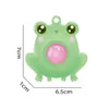 Candy Color Push Perse Toys Finger Bubble Panda Frog Key Chain Cute Children's Mini Pandents for Bags Gifts Keyring G98VBUG9057488