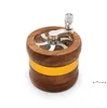 CRANK GRANK WOOD GRINDER FUMING TOBACCO HERB SPICE CRUSS