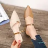 Kleid Schuhe Frühling Sommer Mode Damen Elegante Squre Heel Pumps Spitze Zehen Flip-Flops Frauen Zwei-wege Tragen Alle passenden