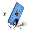 Shockproof With Magnetic Ring bracket Phone cases 2 in 1 TPU PC For Samsung S21 Ultra A01 A32 A52 A72 NOTE 20 Cover B