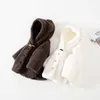 Meninos Meninas Bonito Inverno Thick Wool Revestimentos Crianças Parka De Algodão Parka Crianças Moda Wadded Jacket 210615