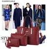 Brand Women's Luxury Composite Shoulder Bags Ladies Handbags Clutches Bags Set 3 High Quality Sac A Main Femme De Marque 211026