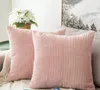 Cuscino/cuscino decorativo 1PC 30x50/45x45cm tinta unita custodia in velluto di mais morbido cuscino in velluto a coste tessili per la casa 8 colori