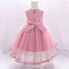 Toddler Baby Girl Clothes 18 24 M Dress for Newborn 1st Birthday Girl Children's Princess Wedding Party Prom Dress Kids Clothes G1129