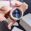 Zegarki marki Kobiety Dziewczyna Kryształ Kwiat Styl Metalowa Stal Magnetyczny Zespół Quartz Wrist Watch CHA65