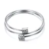 Trendy Stainless Steel Snake Bone Elasticity Open Cuff Bangles Bracelets For Women Charm Jewelry Gift Bangle218H1883604