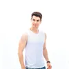 2st Lot Mans Summer T Shirt Cooling Vest Ice Silk Quick Dry Top Tees O Neck Sleeveless T-shirts For Work Out Sports Male CO290L