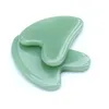 Multi estilos Natural Jades Gua Sha Raspador Massagem Rosa Quartzo Jade Gamasa Pedra Para O Rosto Pescoço Pele Levantando Removedor Removedor de Beleza