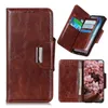 Wielofunkcyjne 6 kart Slot Flip Leather Wallet Case dla iPhone 13 11 12 Pro Max Mini XR XS 8 7 Samsung S21 Plus Fe Phone Holder Stand Kickstand Moda Pokrowiec