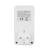 Plug Outlet Electronic Timer Socket med 220V AC Time Relay Switch Programmerbar styrenhet Timers