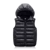 3-16 ans enfants vers le bas coton gilet automne hiver bébé filles garçons mince chaud KF05 211203