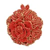 Clutch Bags Est Designer Flower Shape Party Banquet Purse Women Rhinestone Evening Bag Wedding Chain Wristlets SC628