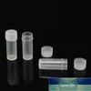 50 stks / partij 5ml Plastic Sample Flessen Mini Clear Storage Infi's Case Pil Capsule Opslagcontainers Kruiken Tuig Tube Pot voor Deksel