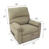 4 sztuk Rekliner Sofa Pokrywa Do salonu Elastyczne Leżące krzesło Ochrona Ochrony Leniwy Boy Relax Fotel Cover 211102