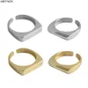 ANDYWEN 925 Plata esterlina Irregular Anillos especiales ajustables Moda Lujo 4 tipos Joyería de fiesta europea 210608