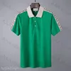 5A 2021SS Designer Polohemden Männer Luxus Polos Casual Herren T-shirt Schlange Biene Brief Drucken Stickerei Mode High Street Mann T-stück