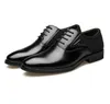 Uomo Oxford stampa scarpe eleganti stile classico in pelle nero giallo arancione allacciatura formale moda aziendale