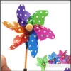 Hair Clips & Barrettes Jewelry Plastic Windmill Aessories Kids Hairpins Children Cute Iron Hairpin Mticolor Duckbill Clip Originality 0 3Tc