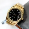 男性の時計reloj de lujo 36/41mmメンズオートマチックウォッチフルステンレス鋼の明るい28/31mm女性時計カップルスタイルのクラシック腕時計