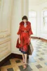 Women's Fur Faux Arlenesain Custom 2022 Design Three Color Mink Patchwork Women Coat