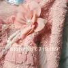 Abiti da ragazza 2021 Primavera e periodo d'autunno, il vestito del pizzo della neonata del bambino coreano, vestito, set di abbigliamento abito da principessa