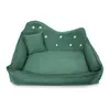 Kennels & Pens Princess Luxury Court Dog Bed Tent Pad Cat Sofa Pet Sleep Bag Teddy Puppy House Nest Kennel Drop