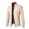 Inverno Uomo Spesso Business Casual Maglione Cappotti Cardigan Uomo Slim Fit Maglieria Capispalla Caldo Autunno Maglione Maglione X0621